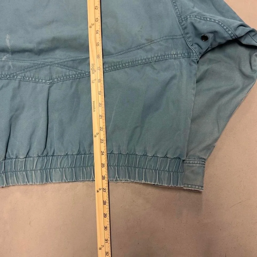 Vintage 90s faded blue jeep bomber jacket - Picture 6 of 7